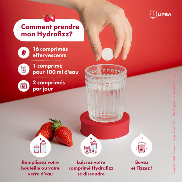 HYDRA + FRAISE - Hydrafizz by UPSA